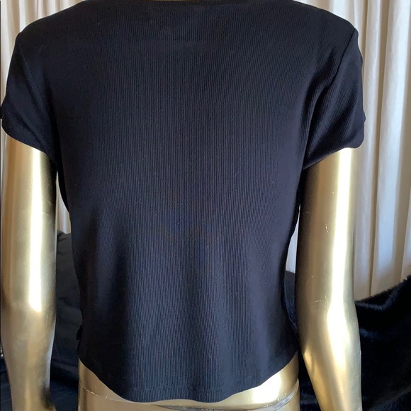 Bebe Ribbed Crop Top - Picture 4 of 4